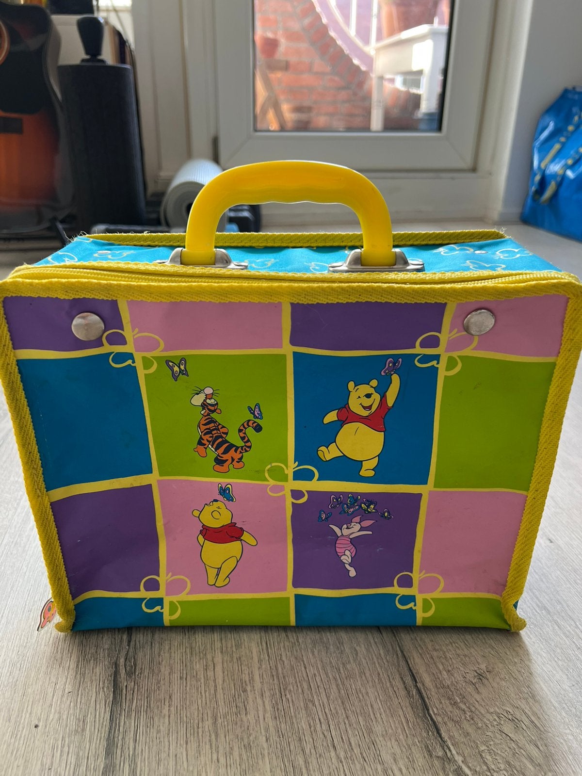 Vintage Disney Winnie de Poeh kindertas/logeertas – '90/00, Verzenden, Winnie de Poeh of vrienden, Gebruikt, Tas, Koffer of Zak