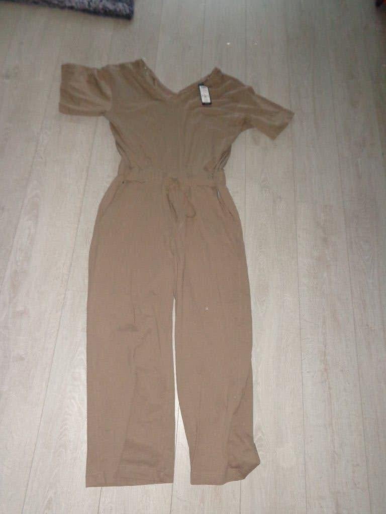 taupekleurige jumpsuit van G-Star, maat XL, Kleding | Dames, Ophalen of Verzenden, Nieuw, Maat 46/48 (XL) of groter, Overige kleuren