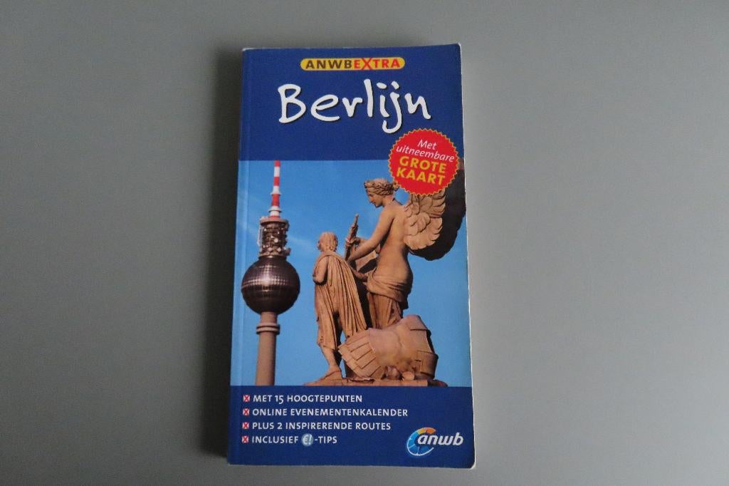 Berlijn - ANWB extra - met uitneembare kaart, Europa, Ophalen of Verzenden, Zo goed als nieuw, Reisgids of -boek