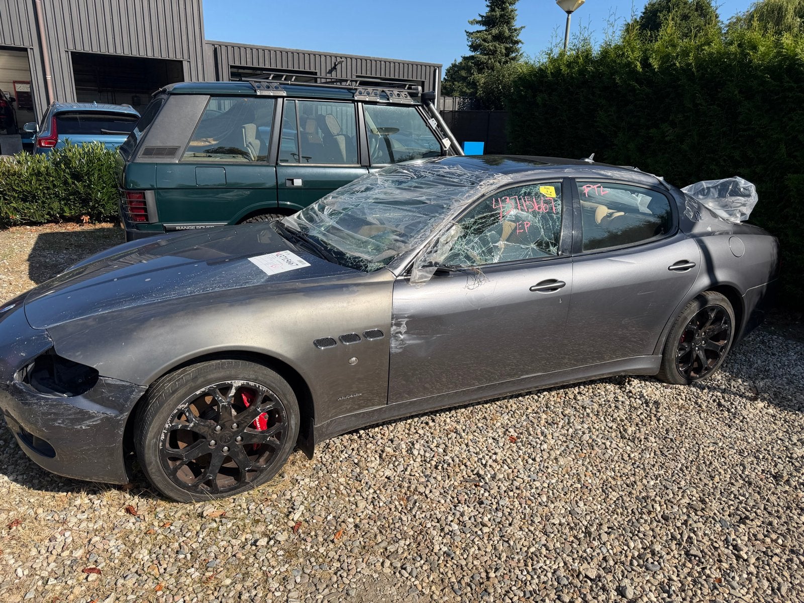 Maserati Quattroporte 4.7S onderdelen, Ophalen