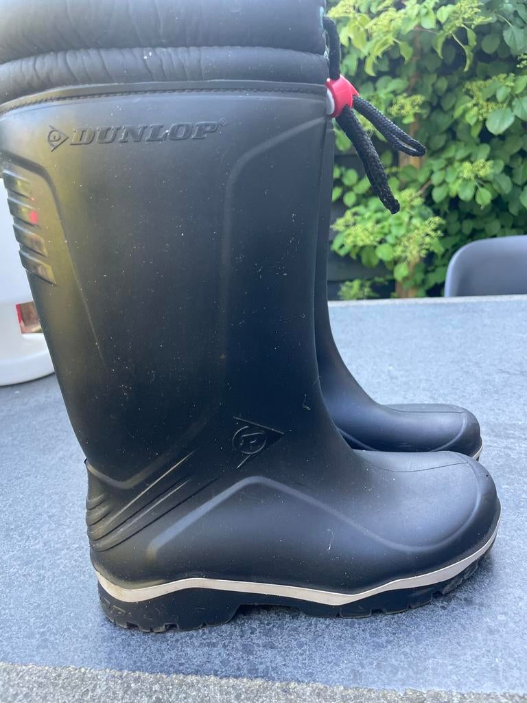 Dunlop laarzen maat 36 - Regenlaarzen, Ophalen of Verzenden, Gedragen, Zwart, Regenlaarzen