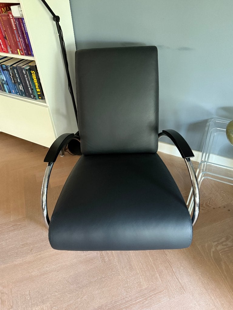 Showroommodel Gelderland - Fauteuil Lotus 5470 nieuw, Huis en Inrichting, Fauteuils, Nieuw, Leer, 50 tot 75 cm, 75 tot 100 cm