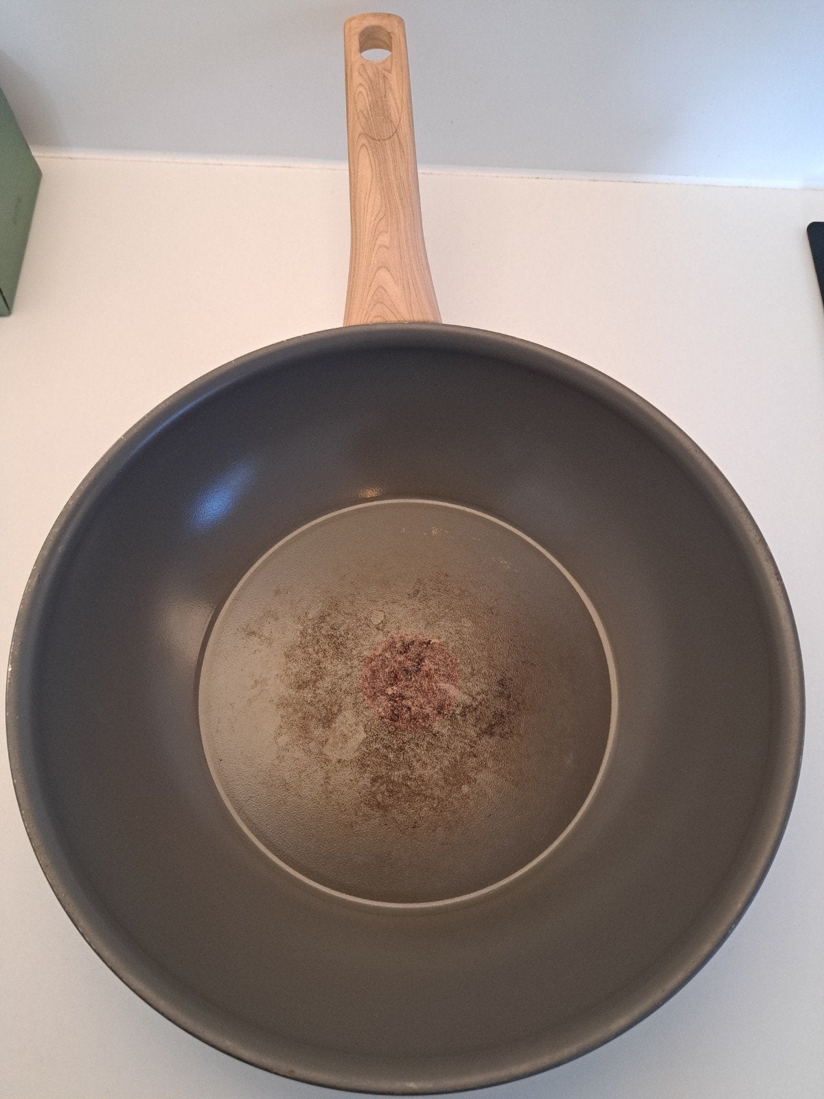 Tefal Renew keramische wokpan 28 cm (inductie), Ophalen, Steen/keramiek, Antiaanbaklaag, Wok