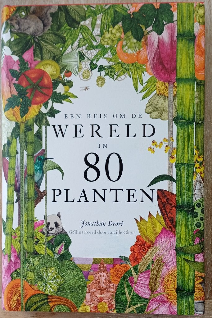 Reis om de wereld in 80 planten, Boeken, Bloemen, Planten en Bomen, Jonathan Drori Geïllustreerd door Lucille Clerc, Ophalen of Verzenden