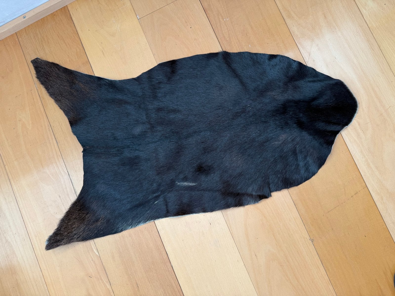 Geitenkleed/vel zwart, Ophalen of Verzenden, Gebruikt