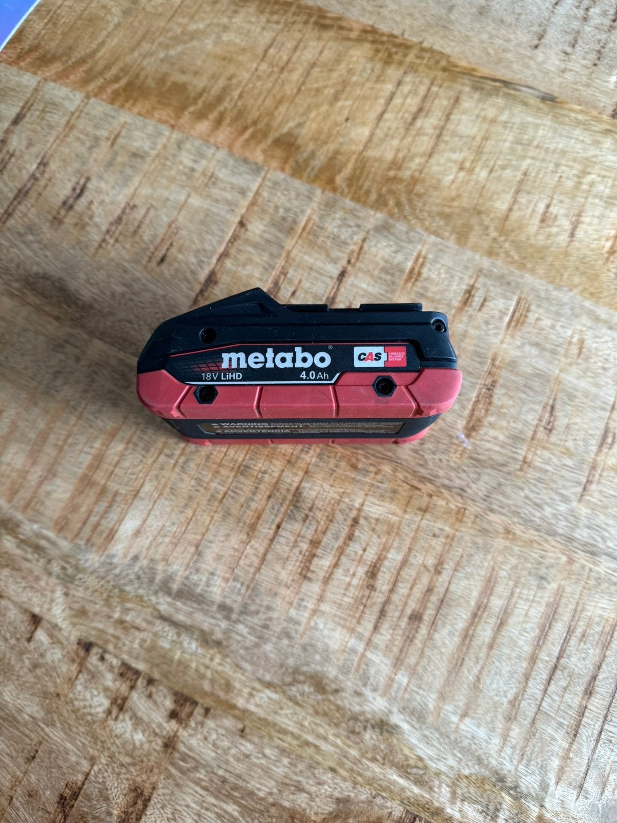 metabo accu 18v 4ah zgan, Ophalen of Verzenden, Zo goed als nieuw, Boor- en Schroefmachine