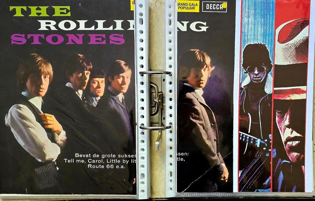 The Rolling Stones plakboek - 124 pagina's in A4 ordner, Ophalen of Verzenden, Zo goed als nieuw, Muziek, Film of Tv