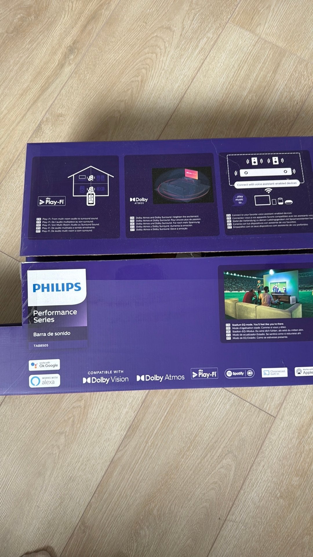 Philips soundbar atmos TAB8505, 1 speler, Ophalen, Nieuw, Vanaf 3 jaar