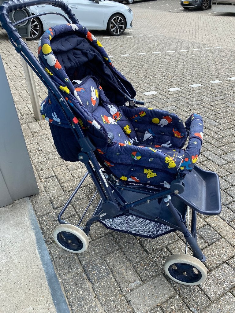 Buggy Kinderwagen Nijntje Luxe Veel Extra's ZGAN, Verstelbare rugleuning, Zo goed als nieuw, Dick Bruna, Ophalen