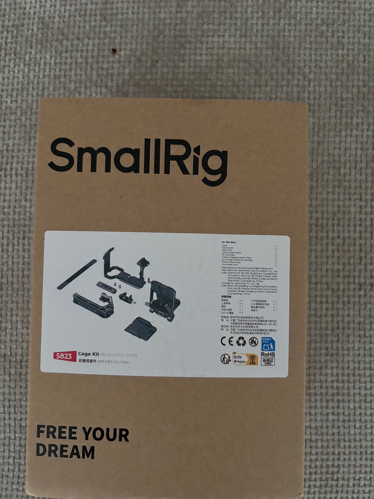 SmallRig Case Kit Sony FX3/FX30, Ophalen, Nieuw