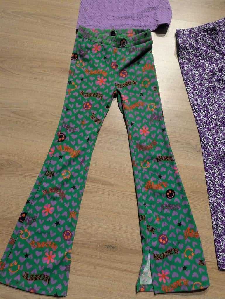 Broek met wijde pijpen., Broek, Gebruikt, Meisje, Ophalen of Verzenden