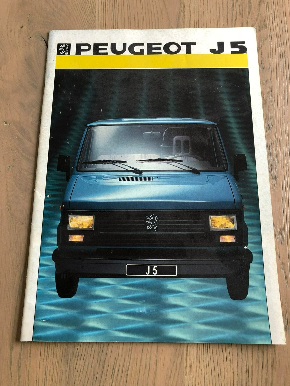 Folder Peugeot j5 1986, Ophalen of Verzenden, Zo goed als nieuw
