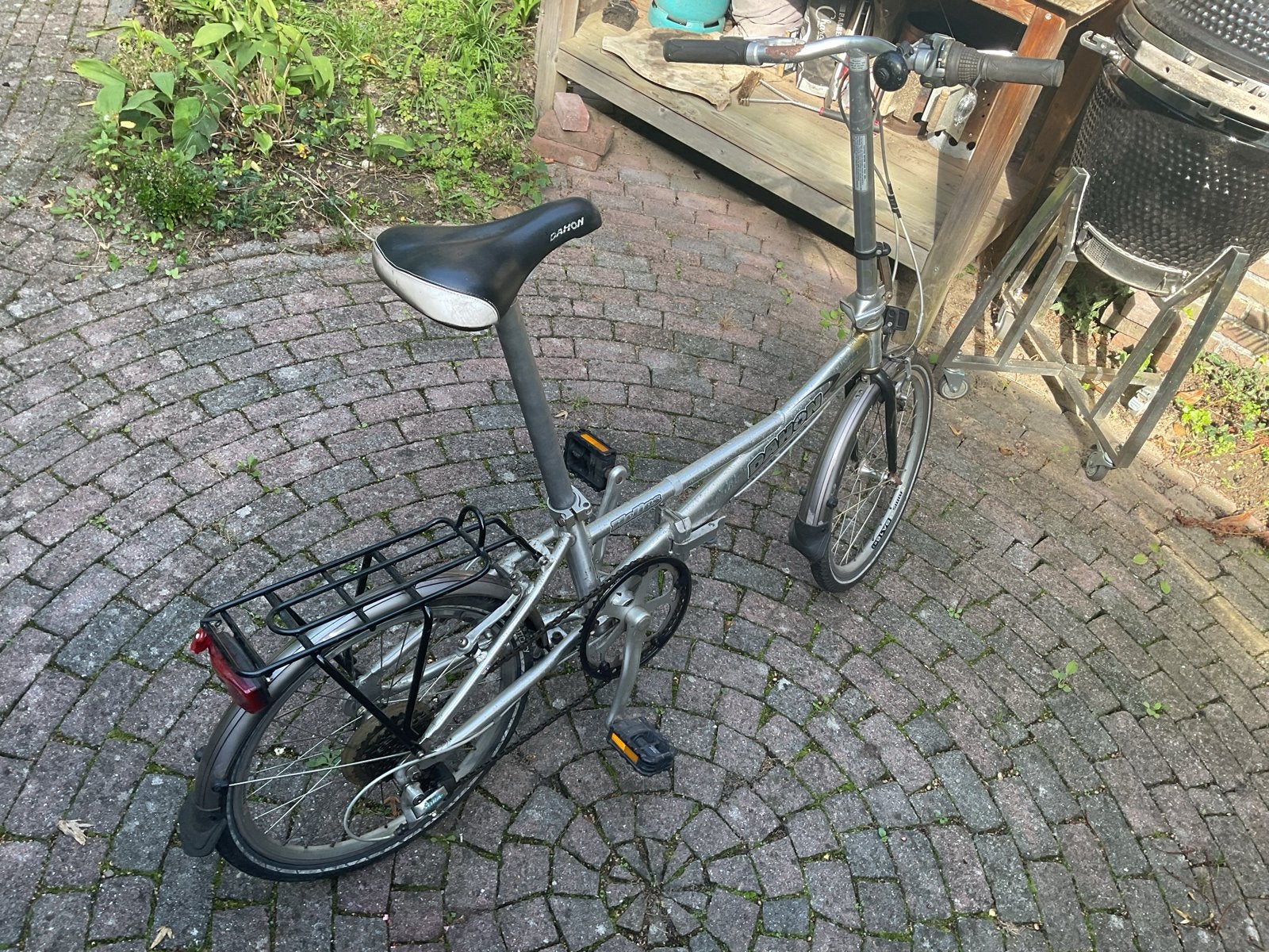 2 Dahon vouwfietsen - oud maar functioneel, Ophalen, 20 inch of meer, Gebruikt, Versnellingen