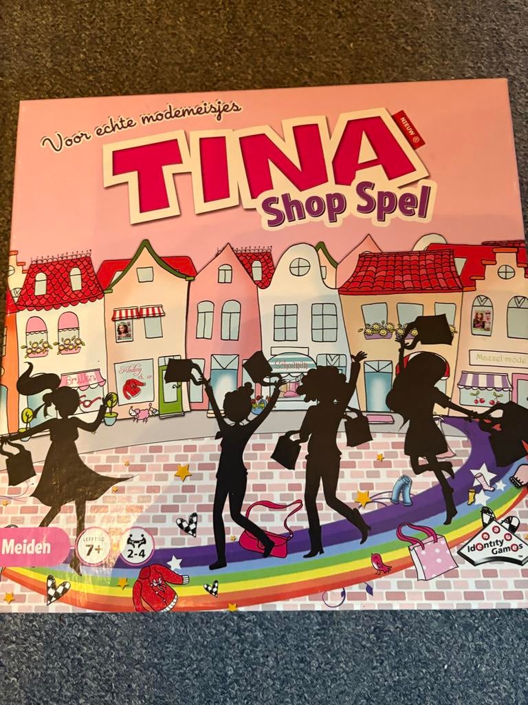 Tina Shop Spel - Voor echte modemeisjes, Hobby en Vrije tijd, Gezelschapsspellen | Bordspellen, Drie of vier spelers, Ophalen of Verzenden