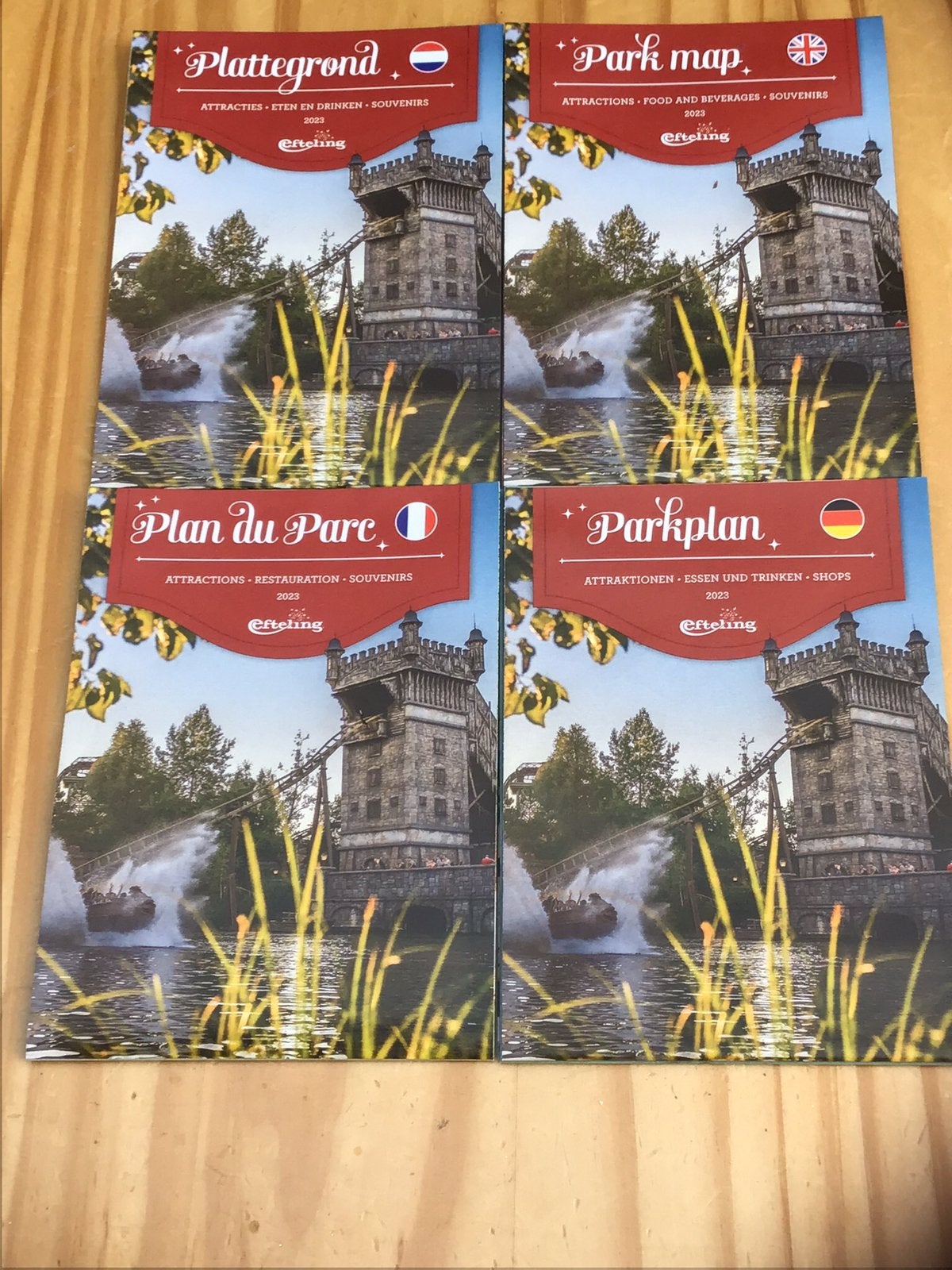 Efteling plattegronden,,De Vliegende Hollander,,(ongeopend), Ophalen of Verzenden, Nieuw, Beeldje of Poppetje