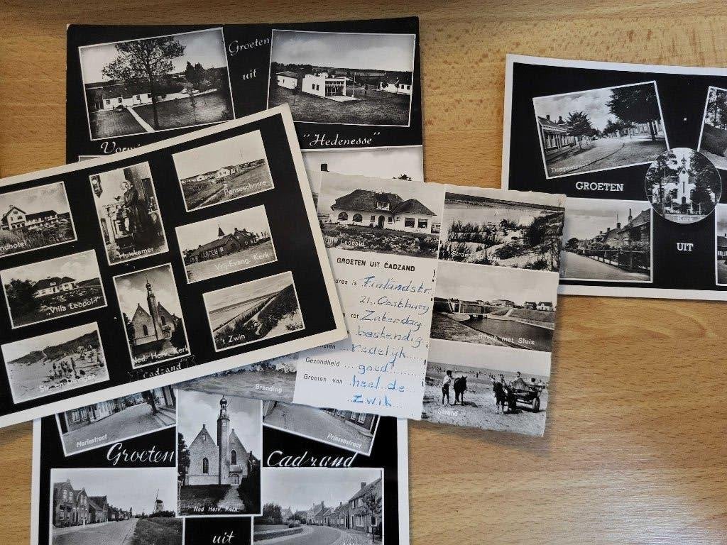 ansicht Cadzand Meerluiken (6x), Ophalen of Verzenden, 1960 tot 1980, Zeeland