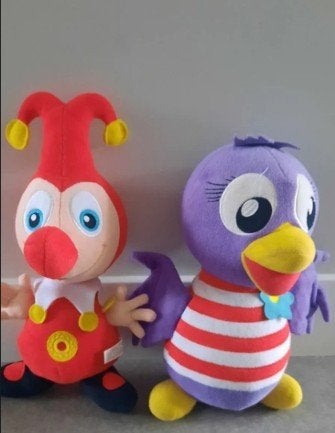 Mooie grote  Efteling Jokie en Jet knuffel, Verzamelen, Ophalen of Verzenden, Gebruikt, Beeldje of Poppetje