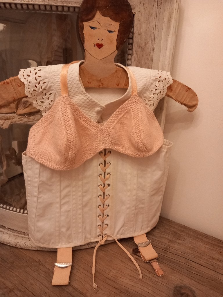 Vintage gebreide bralette bh., Ophalen of Verzenden, Dames