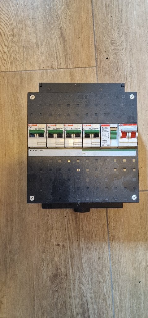 Meterkast, Ophalen, Gebruikt, ABB, Groepenkast