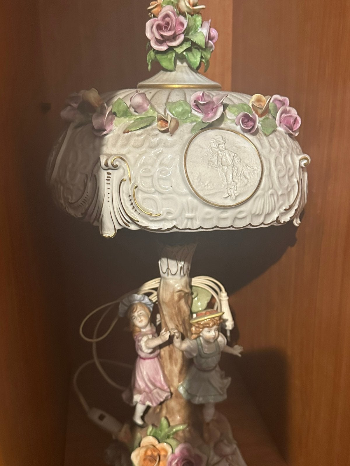 Pmp porselein lamp, Ophalen