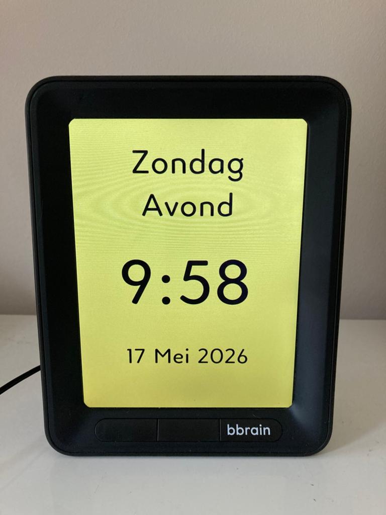 BBrain Dementie klok, Ophalen of Verzenden, Zo goed als nieuw, Digitaal