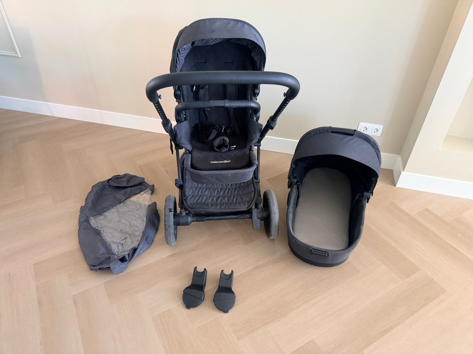 Easywalker Harvey 3 Premium Kinderwagen met extra’s, Gebruikt, Combiwagen, Met reiswieg, Ophalen