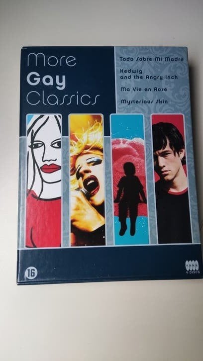 Gay Themed Movies: Box More Gay Classics DVD Boxset - 4 film, Vanaf 16 jaar, Ophalen of Verzenden, Gebruikt, Inclusief doosje