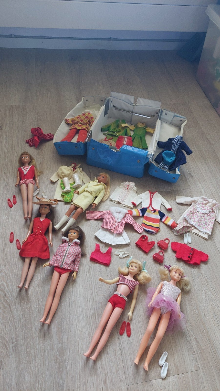 Vintage Barbie Skipper en skooter poppen en accessoires, Verzamelen, Ophalen of Verzenden, Gebruikt