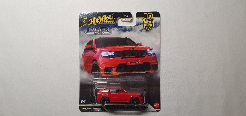 Hot Wheels Premium 2018 Jeep Grand Cherokee Trackhawk rood, Ophalen of Verzenden, Nieuw, Auto