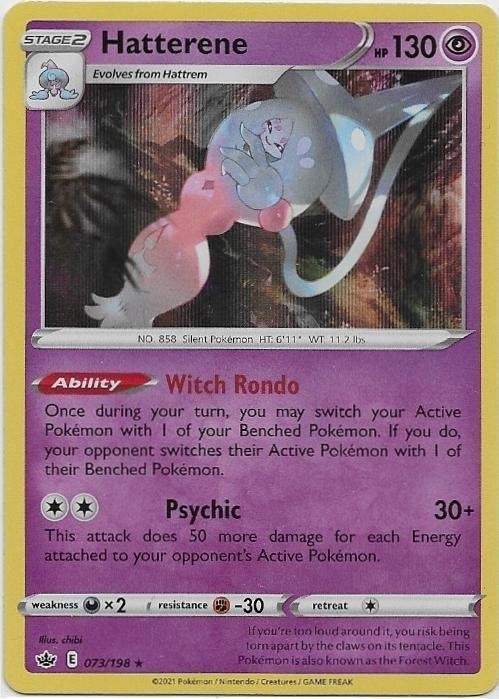 Chilling Reign,  Hatterene [holo] 73/198, Verzenden, Nieuw, Losse kaart