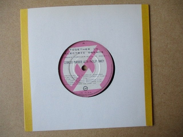 s3370 giorgio moroder / philip oakey - together in electric, Ophalen, Gebruikt, Overige genres