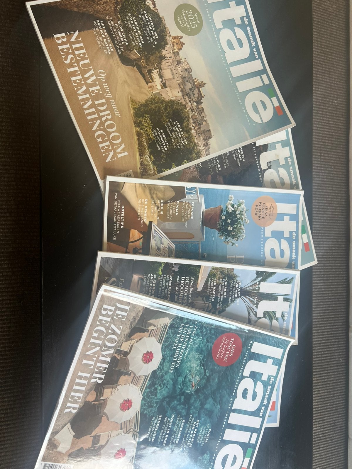 5 tijdschrijften De smaak van Italië, Boeken, Ophalen of Verzenden, Zo goed als nieuw, Sport en Vrije tijd