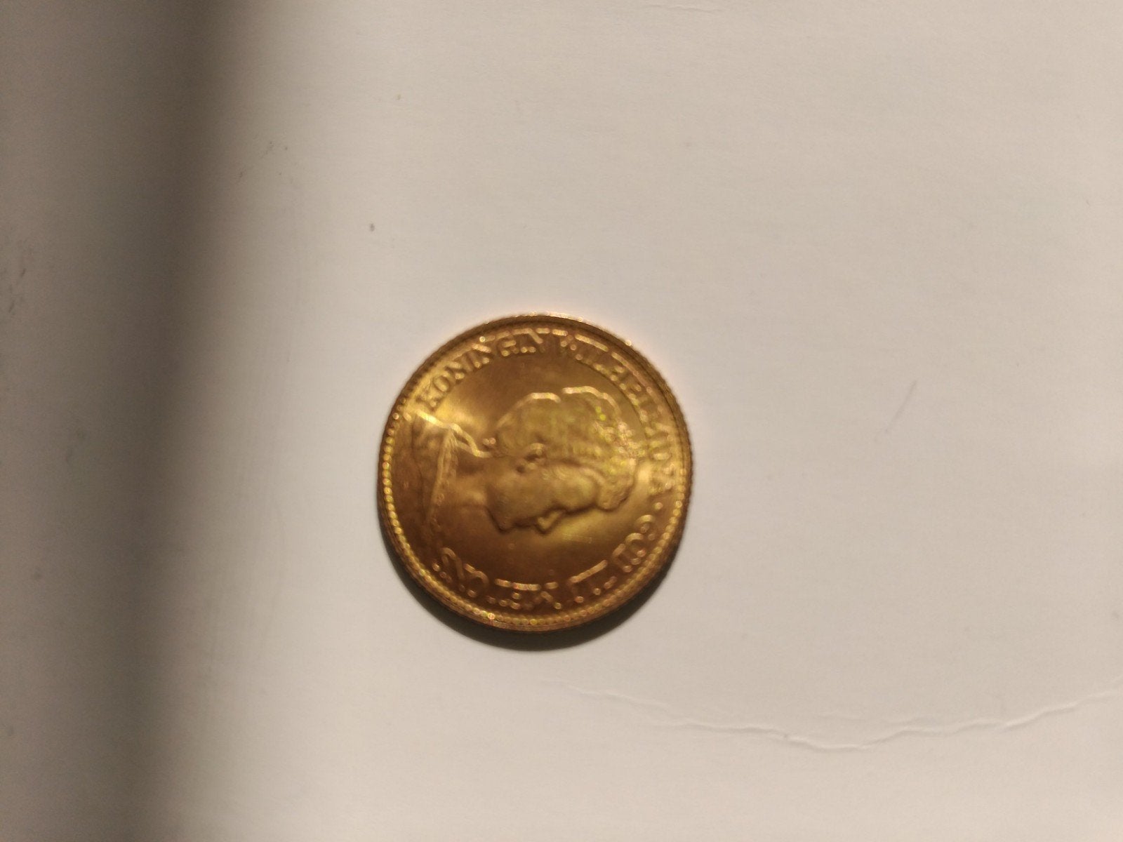 Gouden 10 Gulden Munt Koningin Wilhelmina, Ophalen of Verzenden