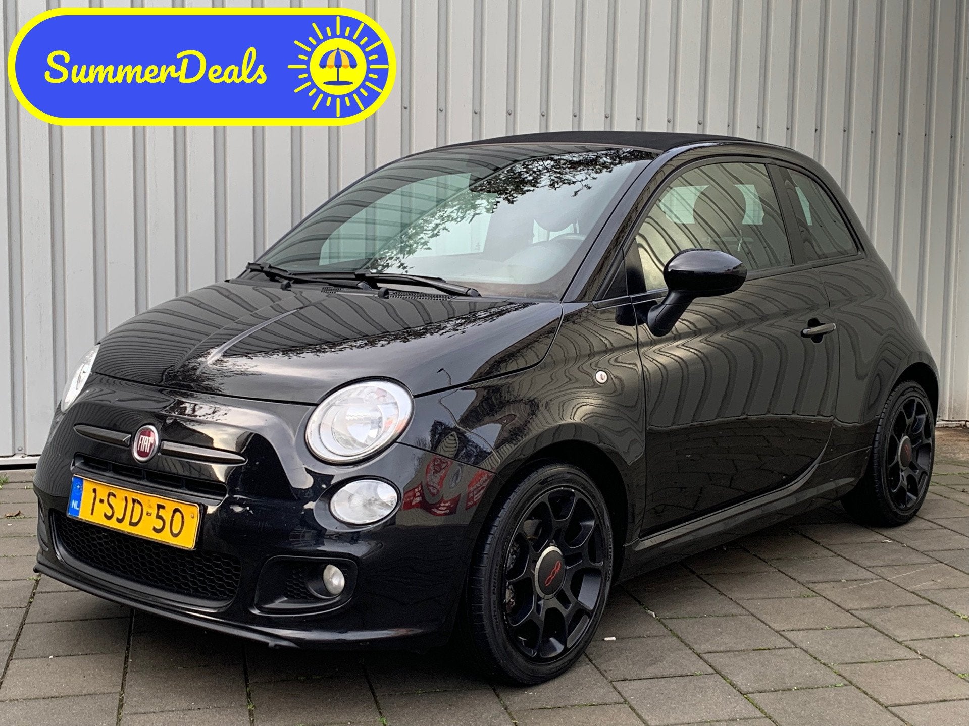 Fiat 500 C 0.9 TwinAir Rock|Cabrio|Airco|Leder|, Euro 5, 86 pk, Gebruikt, Cabriolet