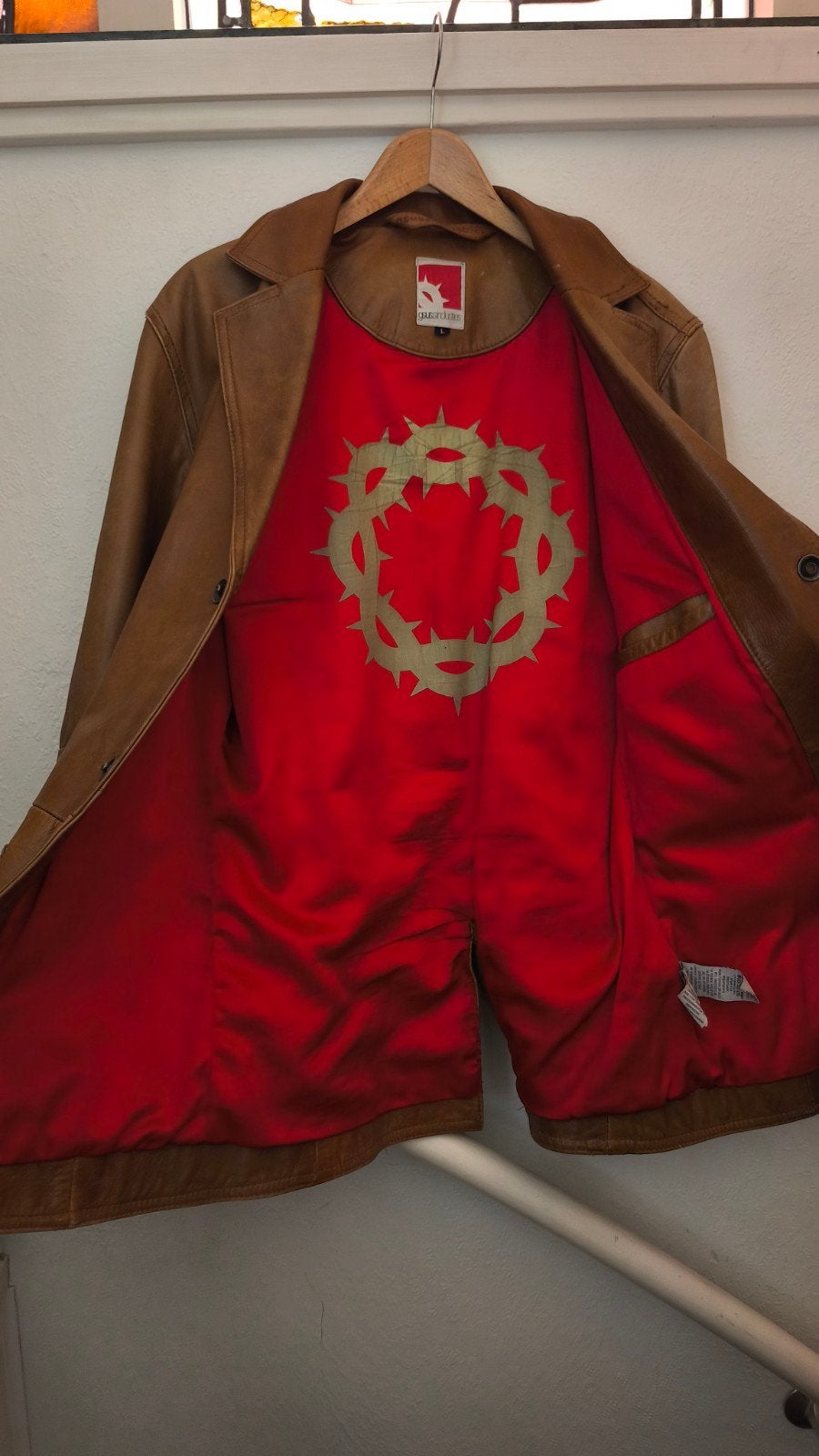 Gsus Industries Leren Jas Maat L - Zo Goed als Nieuw, Kleding | Heren, Maat 52/54 (L), Bruin, Ophalen of Verzenden, Zo goed als nieuw