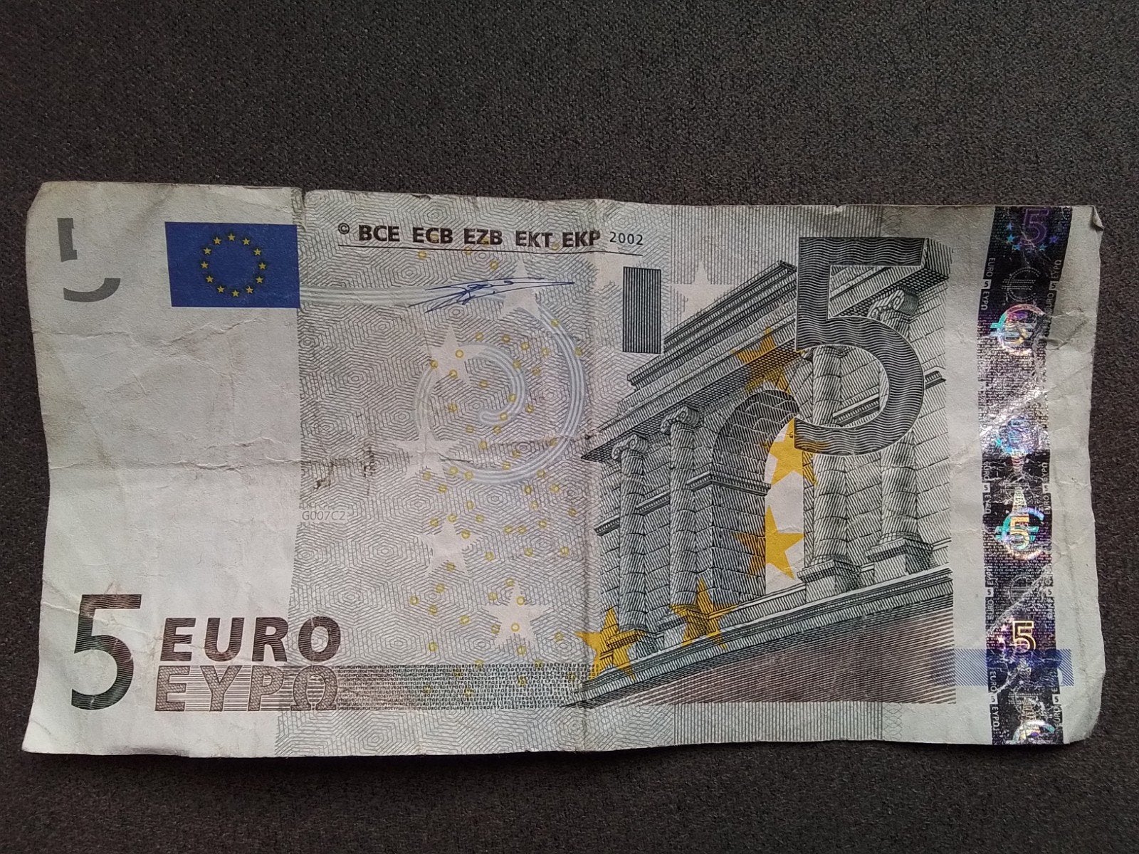 5 eurobiljet 2002 Nederland en veel meer eurobiljeten kijk, Ophalen of Verzenden, Overige landen, 5 euro, Los biljet