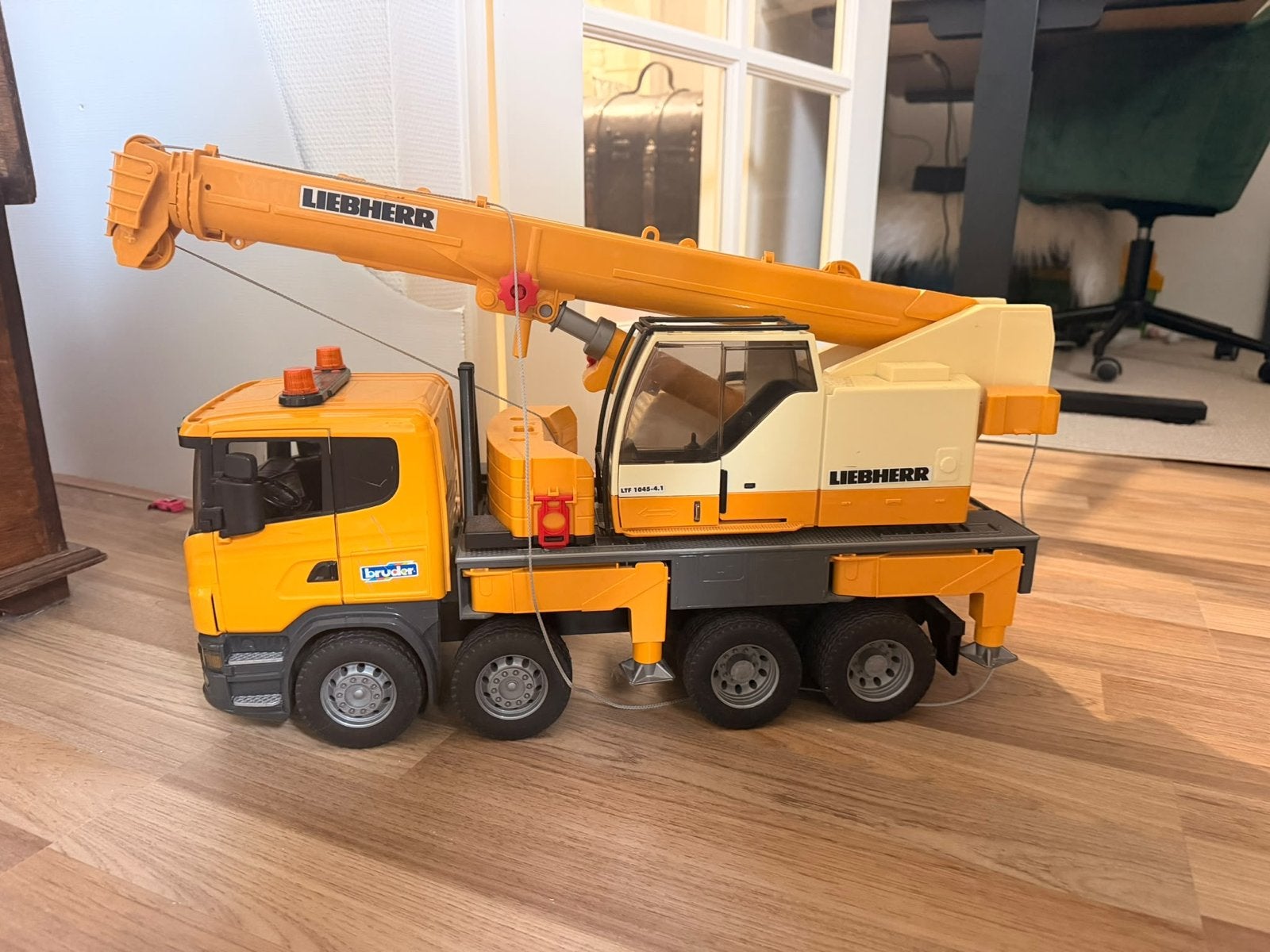 Bruder Liebherr Speelgoed Hijskraan - ca. 50cm, Ophalen, Gebruikt