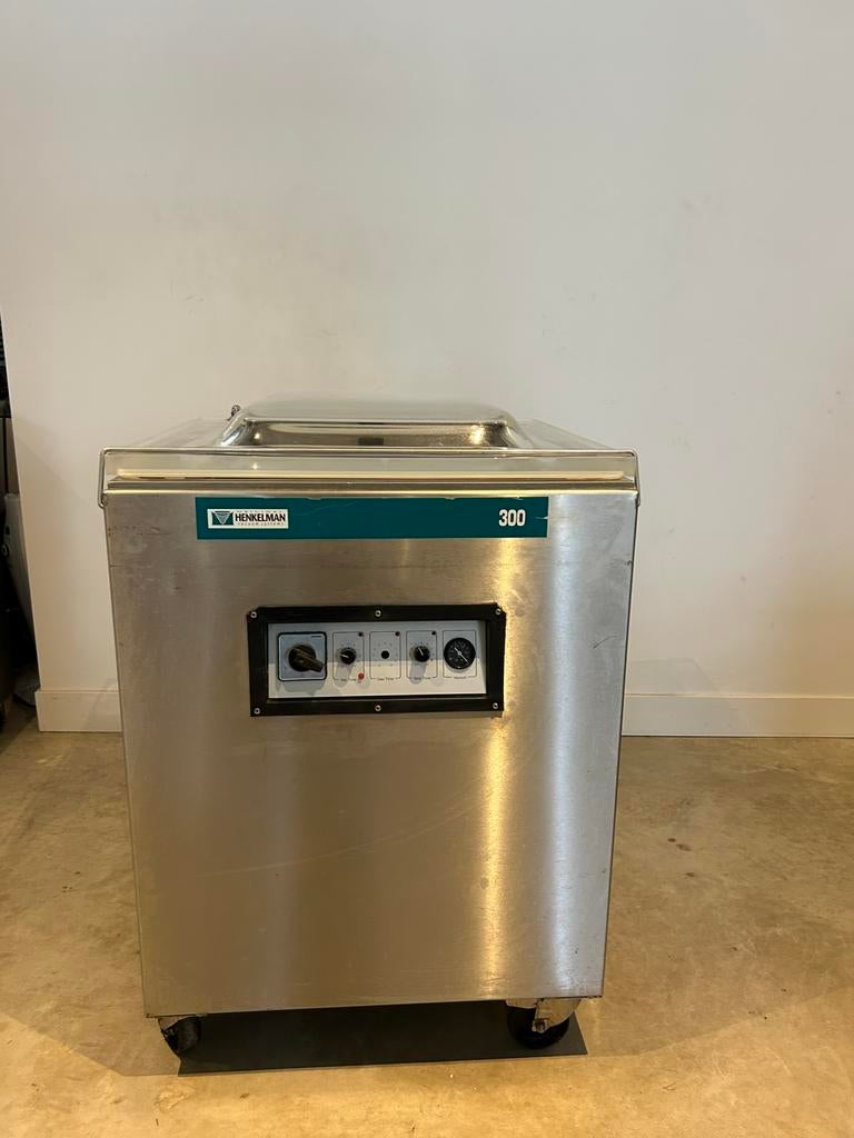 Henkelman vacumeermachine met dubbele seal balk !, Ophalen, Gebruikt