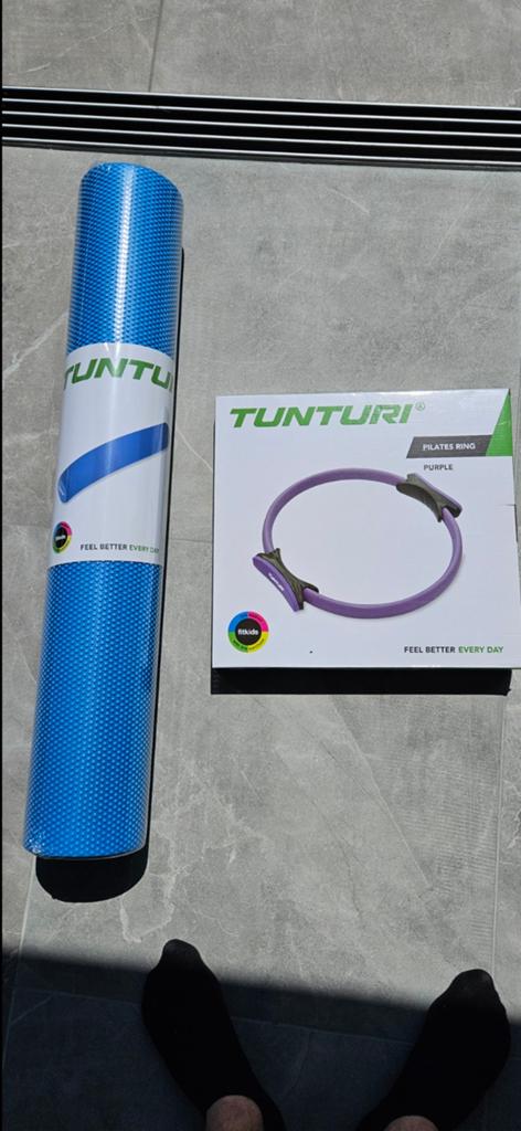 Tunturi Yoga Massage Roller & Pilates Ring - Nieuw, Ophalen of Verzenden, Nieuw, Yoga-accessoire