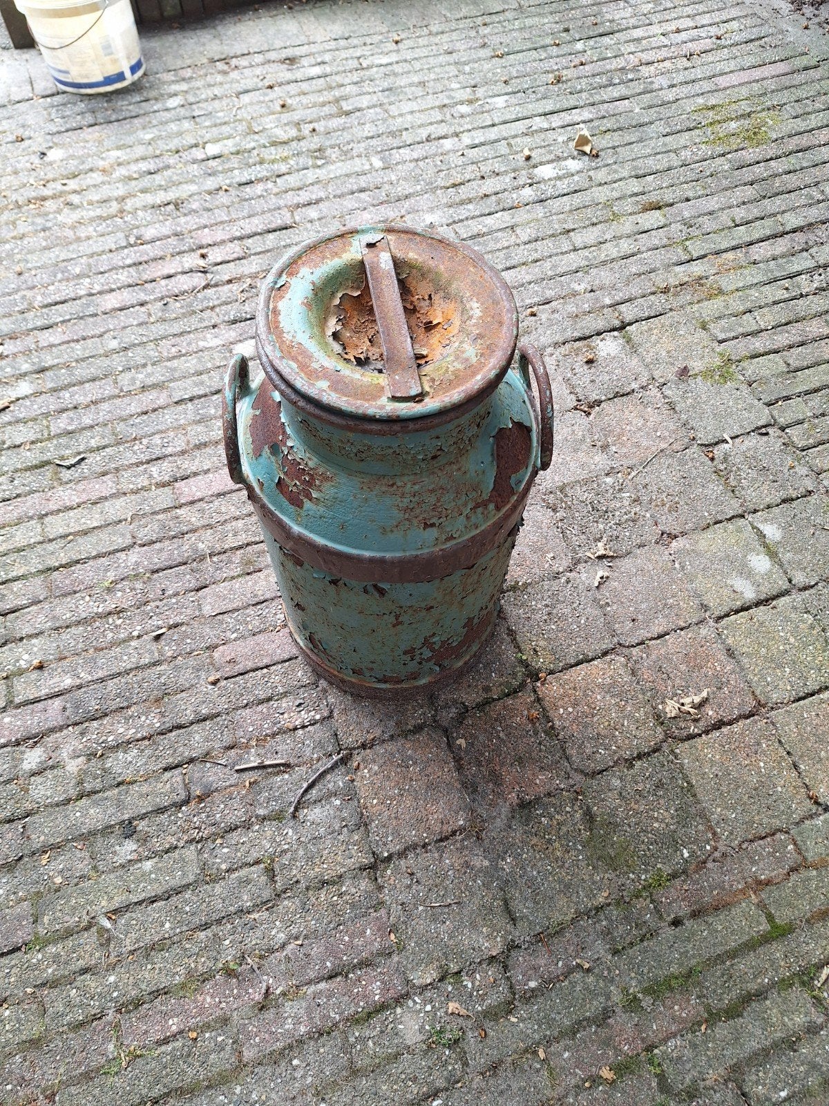 Antieke melkbus - Decoratieve vintage kan, Ophalen