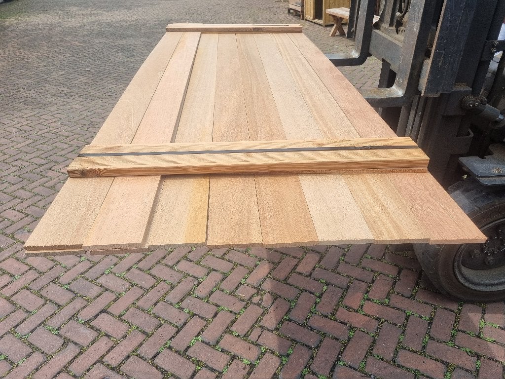 10 Hardhouten planken - geschaafd 1.2x12.0 cm - nr: HP263, Ophalen, Planken, Nieuw, Hardhout