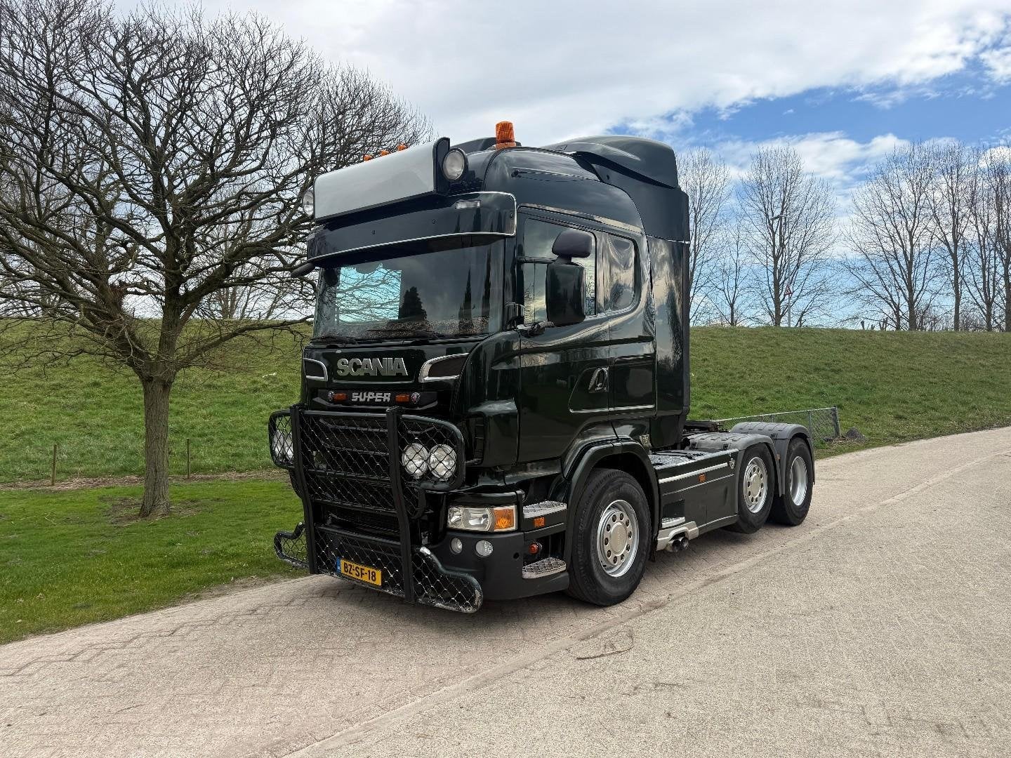 Scania R 500 6x2 - Retarder - Hydrauliek - Voorloper, gestuu, Auto's, Vrachtwagens, Euro 5, Origineel Nederlands, Bedrijf, 2 stoelen