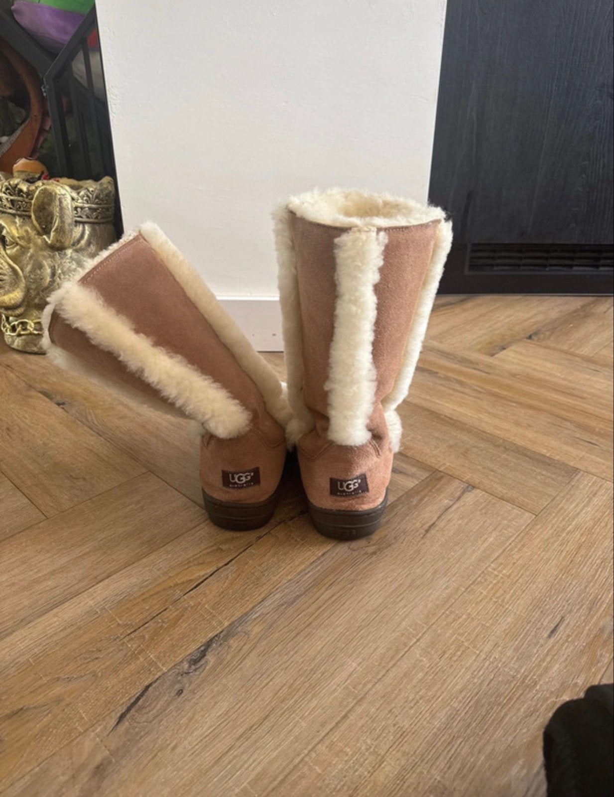 Ugg laarzen maat 39, Kleding | Dames, Ophalen of Verzenden, Gedragen, Bruin, Lage of Enkellaarzen