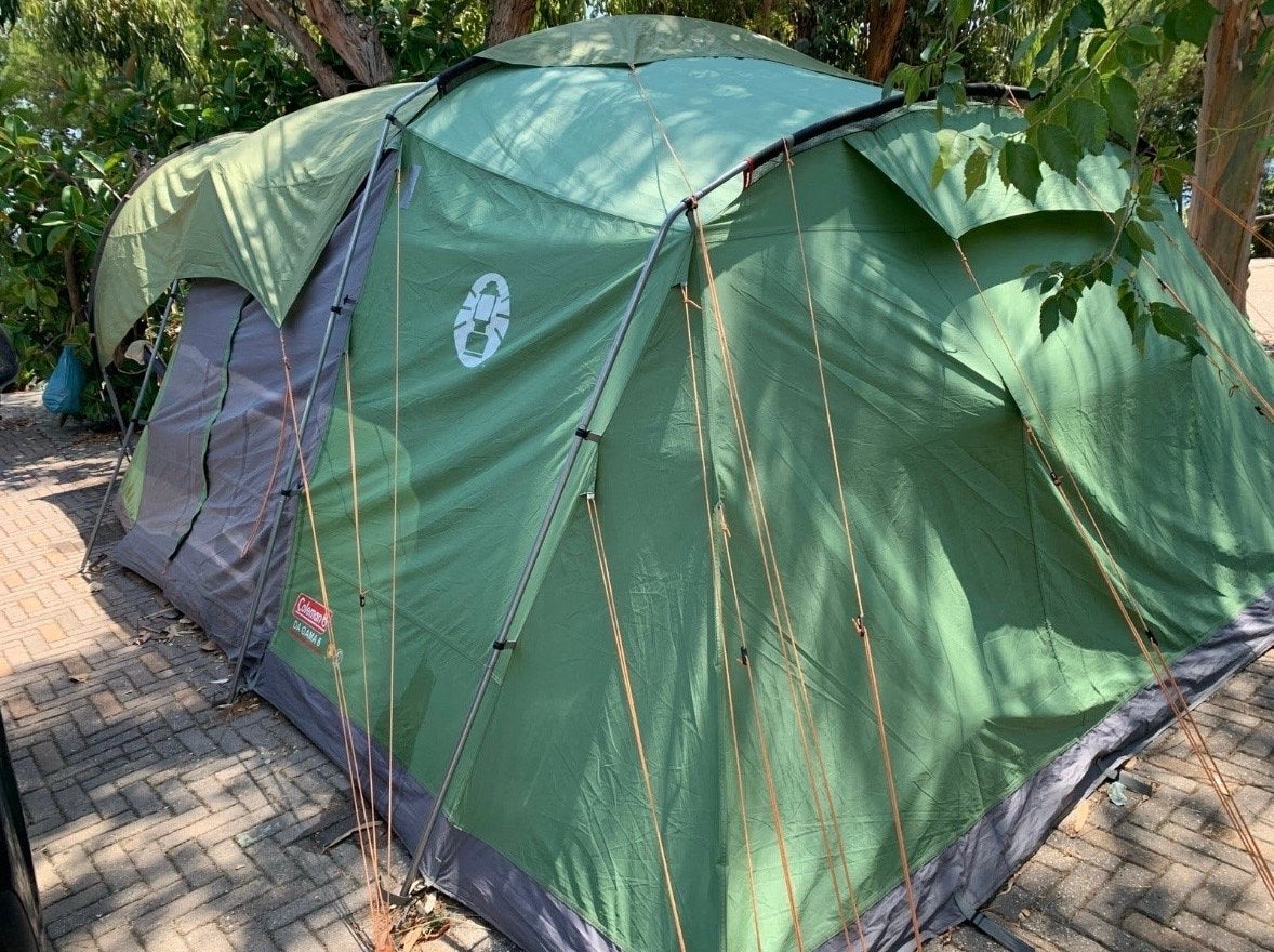 Coleman Da Gama 6 tent met luifel - 6 personen, Ophalen, Gebruikt, Tot en met 6