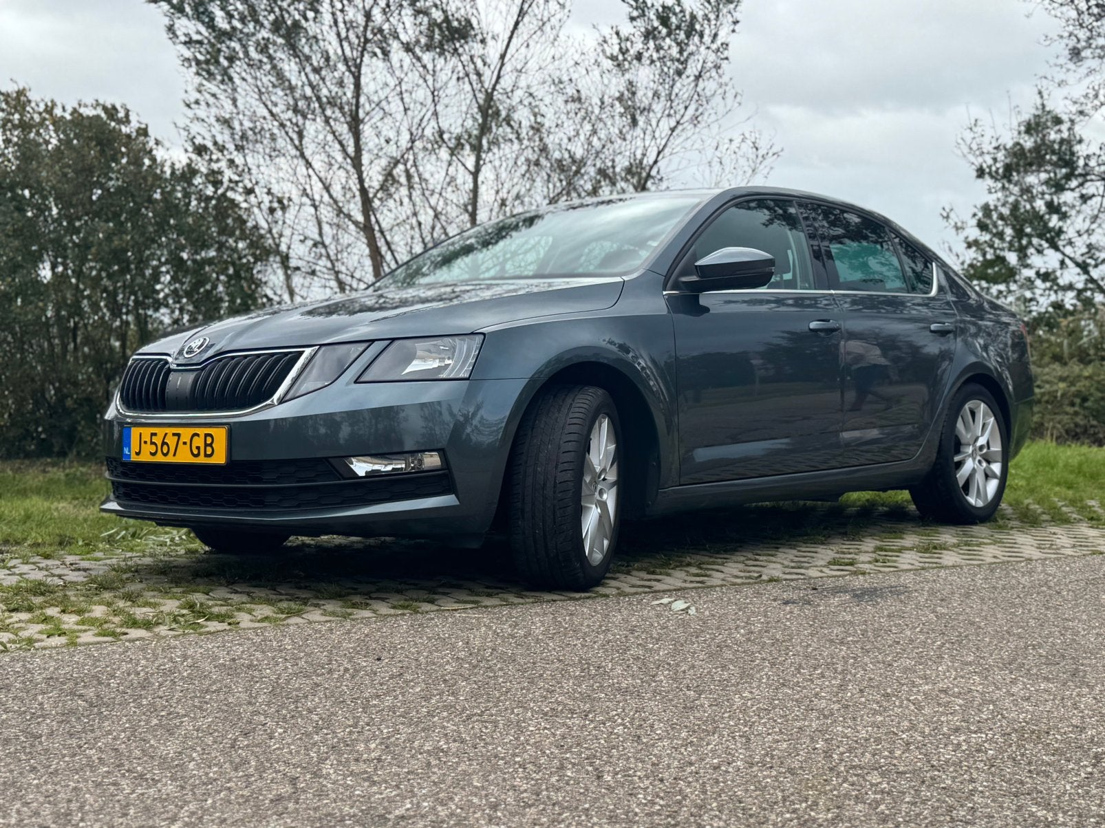 Skoda Octavia 1.0 TSI Greentech 115pk 2020 Grijs, Auto's, Voorwielaandrijving, Dealer onderhouden, Stof, Verwarmde buitenspiegels