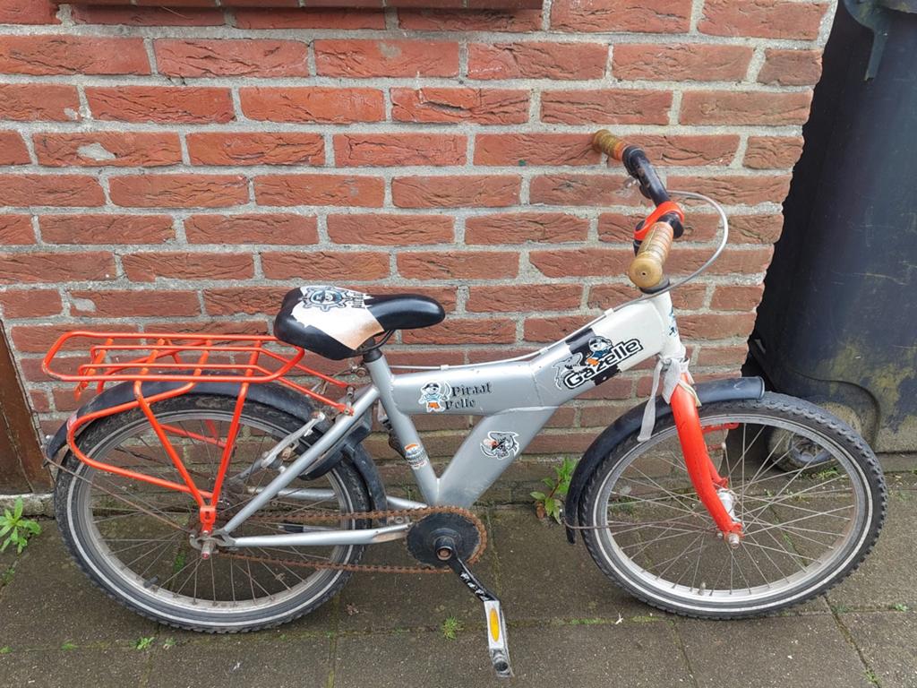 Jongens fiets Gazelle, Ophalen, Terugtraprem, Gebruikt, Handrem