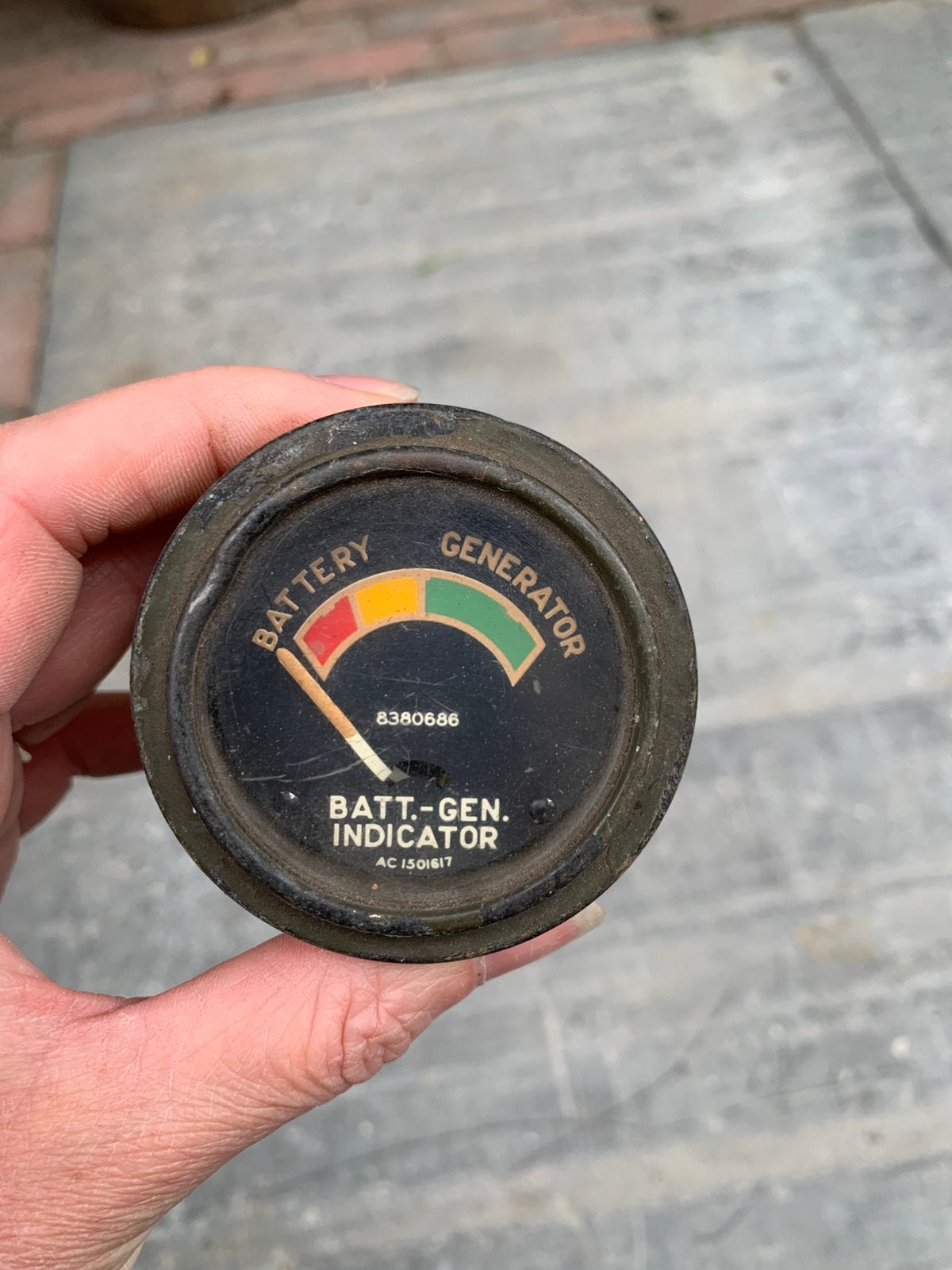 2 voltmeters AC-generatormeter US militair voertuig Jeep, Ophalen of Verzenden, Amerika