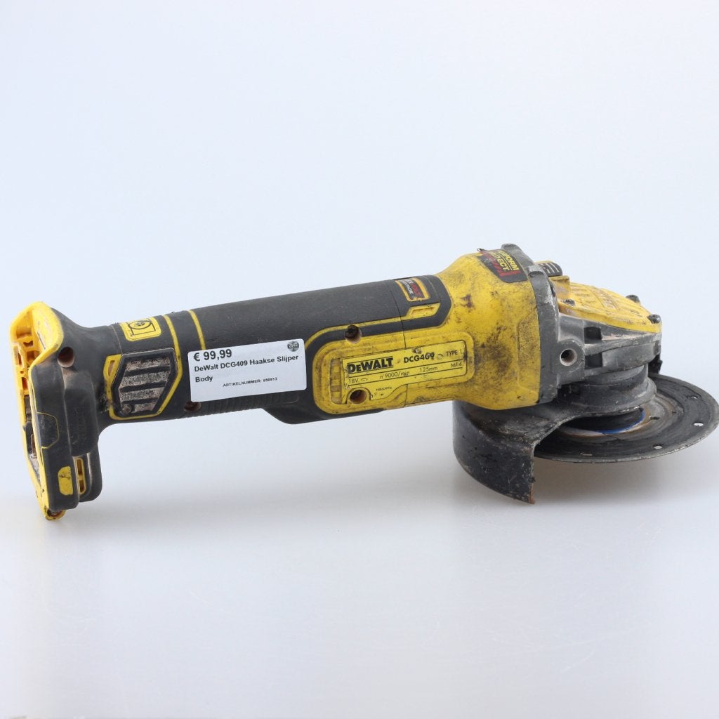 DeWalt DCG409 Haakse Slijper Body, Dewalt, Zo goed als nieuw, Support@dewalt.com, 701 E. Joppa Road
Towson, MD 21286
USA