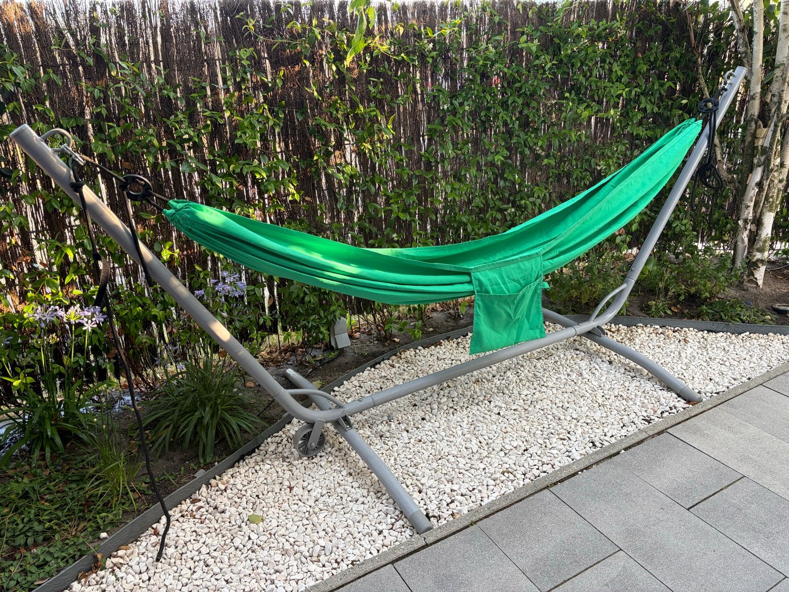 IKEA Groene hangmat met standaard, Ophalen, Binnen, Zo goed als nieuw, Met standaard
