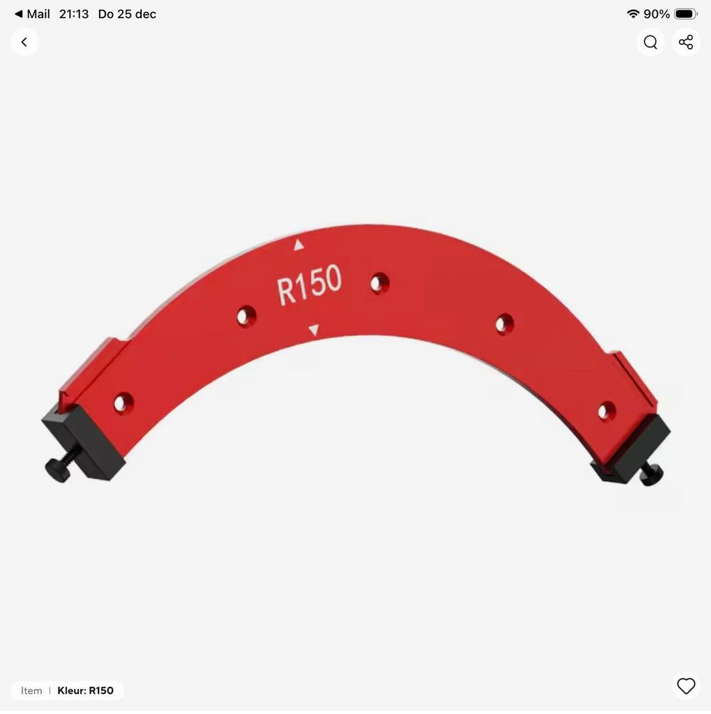 Freesmal hoekradius 150 mm, Verzenden, Nieuw, Elektrisch